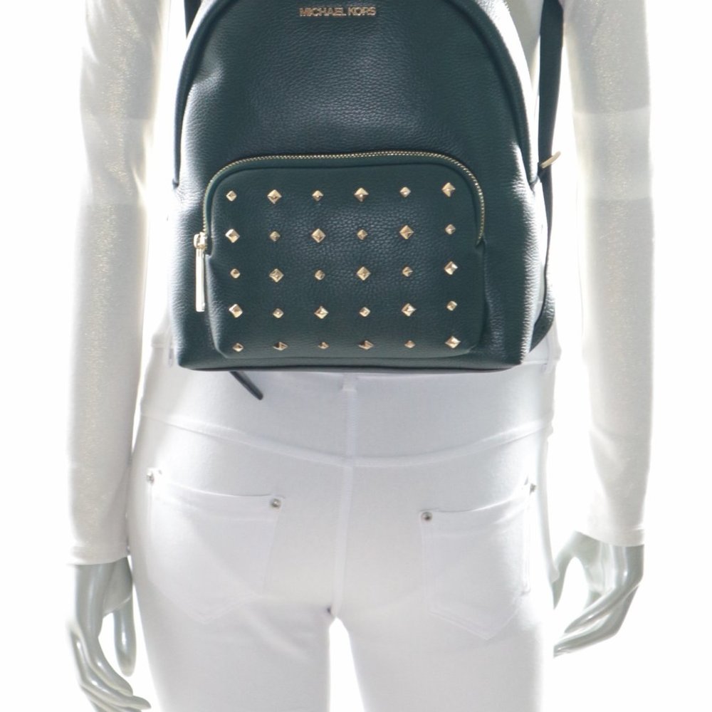 Michael Kors Erin MD Studded Backpack Racing Green